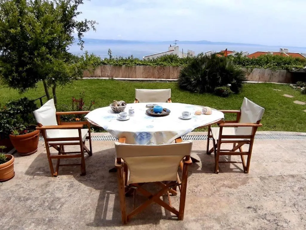 Olia Sea View Shared Pool Villa, Nea Fokea Holiday home